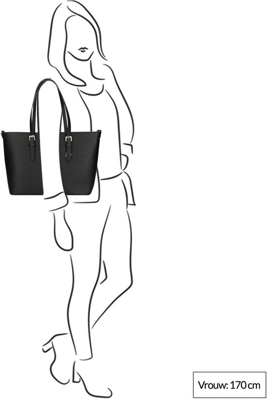 Julliet Handtas (Zwart) | Flora & Co